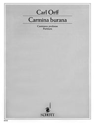Carmina Burana Orchestra Scores/Parts sheet music cover Thumbnail